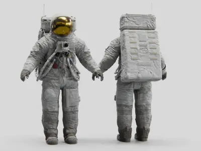 Apollo 11 A7L Spacesuit 3D model