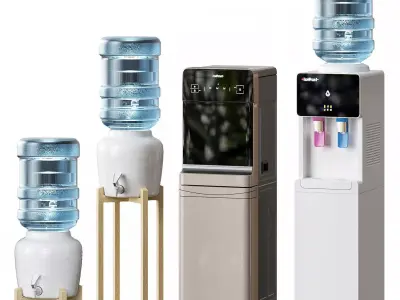 Hot frost coolers 3D model