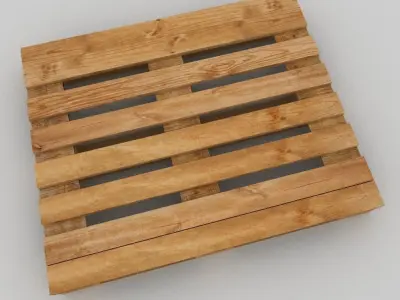 Pallet wooden Free 3D model