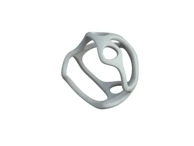 SciFi Cube Object No 34893 Low Poly Shape Texture