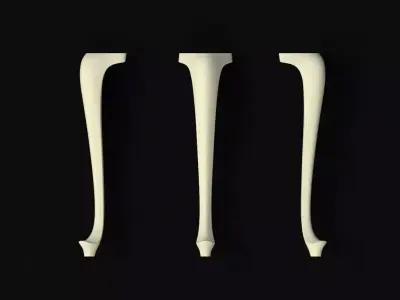 leg High quality 3d models for processing on a cnc machine  Free 3D model 3