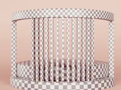 Tatami chair 3D model