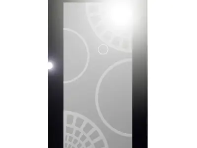 Door Security Screen two Moons 3D model