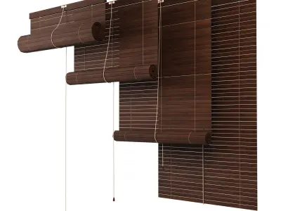 Wood Blinds 3D model