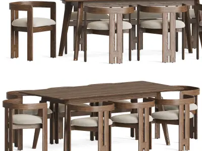 Dining Set 58 3D model