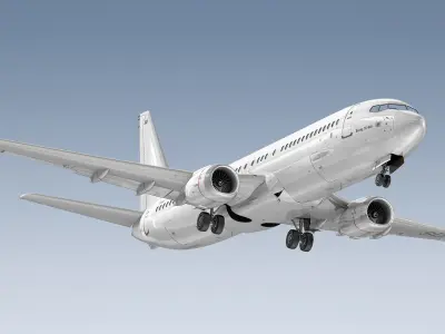  Boeing 737-800 Generic White 