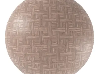Parquet - Laminate - Wooden floor 4 in 1 3D model 25