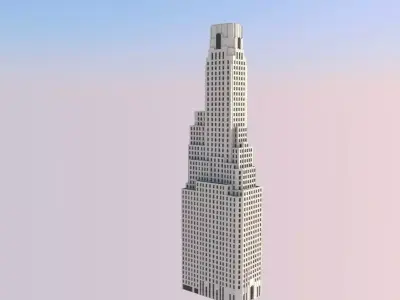 One Wall Street 3D print model