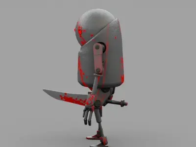 TOON KILLER rigged 3D model