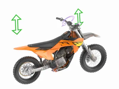  Electric Mini Cross Bike KTM SX-E 5 Rigged 