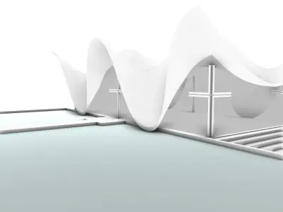 Bosjes Chapel  3d Architectural Model 3D model