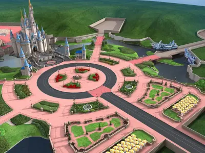  Cinderella Castle and Grounds 