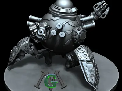 Irobot armored robot 3D print model