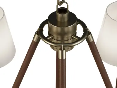 Ralph Lauren - Katie Large Chandelier Low-poly 3D model