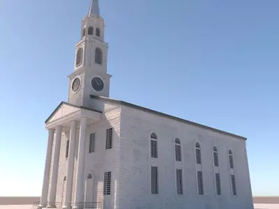 White Church 3D model