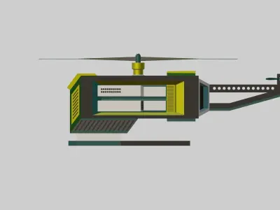 Military Spy Drone 3D model