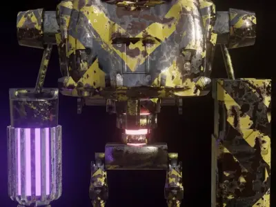 SCIFI-Mecha Robot 3D model