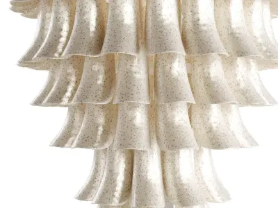 1st DIBS Murano Scavo Glass Selle Chandelier 3D model