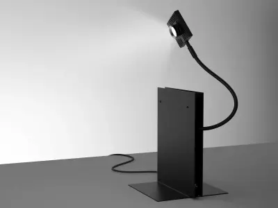 Oscar table lamp with light 3D model