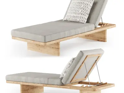 Kettal Mesh Tumbona 3D model