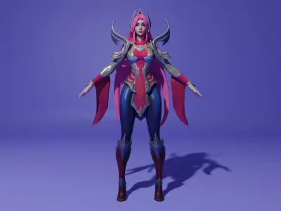 Irelia by Kstudios Low-poly 3D model