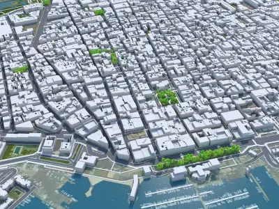 Torrevieja Spain Low-poly 3D model