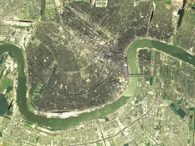 Cityscape New Orleans  Louisiana USA  3D model