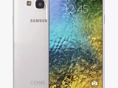 Samsung galaxy E5 white 3D model