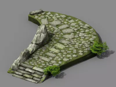 New Village - Pavement 3D model