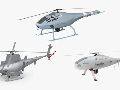  VTUAV Rigged for Maya Collection 