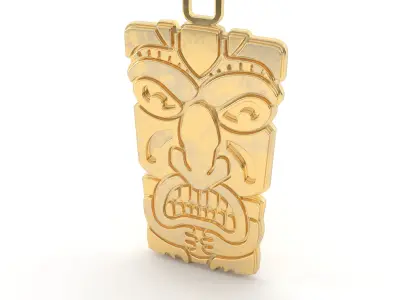 Maori pendant jewelry 03 3D print model
