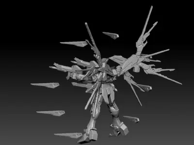 Mecha Vanguard  Enhanced Concept 27 3D model
