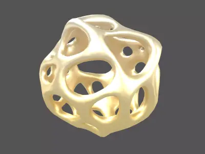 Abstract Shape v19 004 Low-poly 3D model