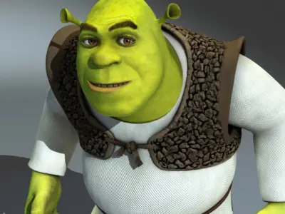 SHREK std mat 3D model