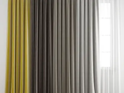 Curtain 325 3D model