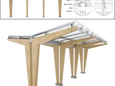 Glazing Canopy 3D model