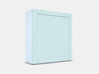 BESTA Shelf unit with door 1 3D model