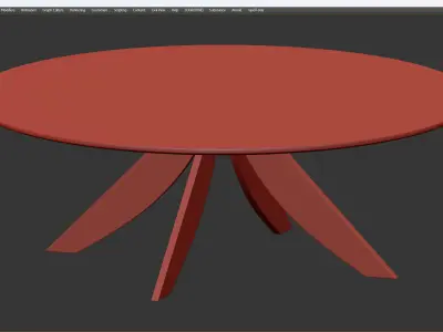 CIRCUS Berto Salotti Low-poly 3D model