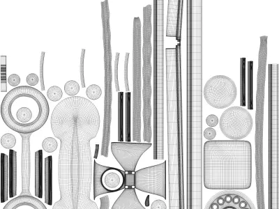 Landline Telephone 3D model