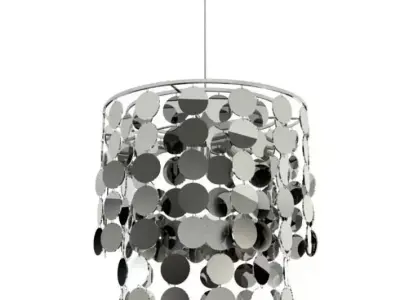 Hanging Mirror Lamp 3D model