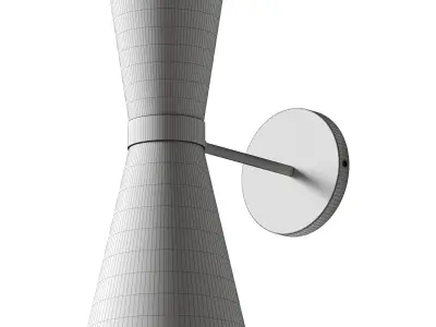 Down Black - wall sconce 3D model