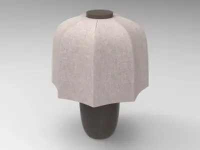 Pezsa Table Light Low-poly 3D model