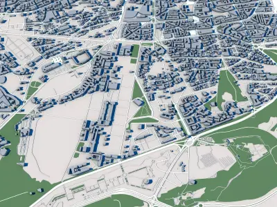 Rabat City Morocco 3D model