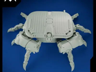 BoxCrab 3D print model