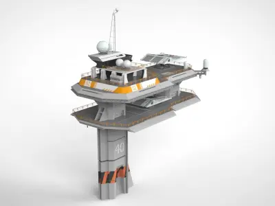 radar platform 3 3D model