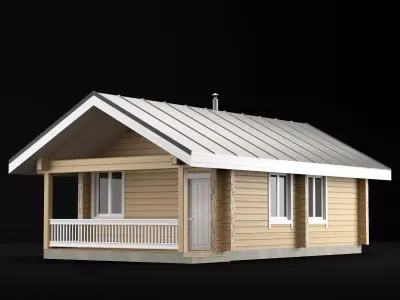 Bathhouse house 3D model