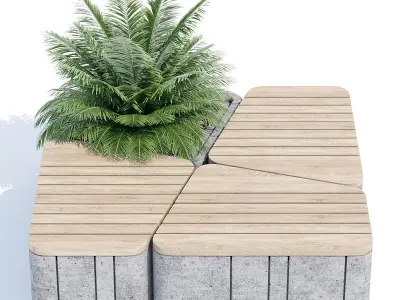 Uniun seating 3D model