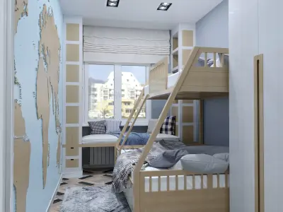 Hostel Apartment 3D model