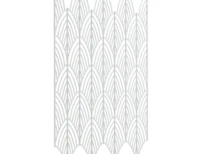 White Wall Frame 3D model