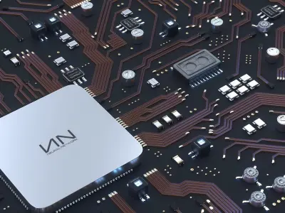 Sci-Fi Microchips asset  3D model